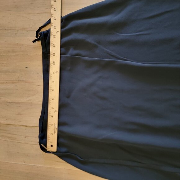 MAX MARA Pura Seda Wrap Skirt And Sleeveless Top Black 100% Silk Sz US8 2 PC Set - Picture 16 of 16